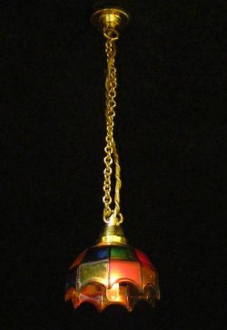 CK2400 Colored-Tiffany Hanging Lamp (HS)