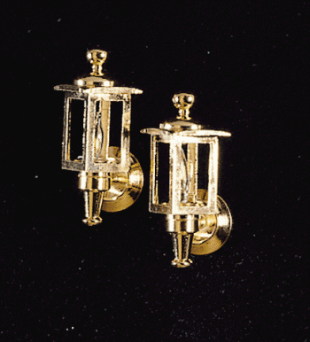 CK4151 Brass Colonial Coach Lamps (pair)