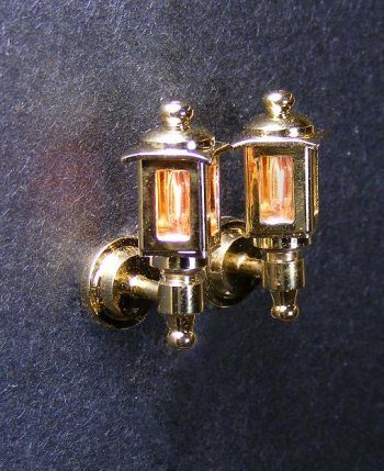 CK2607 Brass Colonial Coach Lamps (pair) (HS)