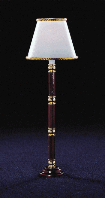 CK4302 Stained Base Floor Lamp