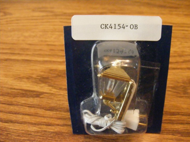 CK4154-OB Gold Coach Lamp - Click Image to Close