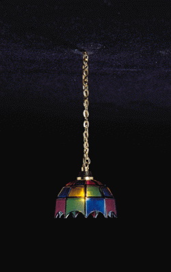 CK3380 Colored Tiffany Hanging Lamp