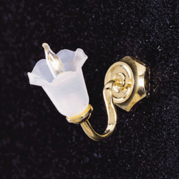 (image for) CK4004 Canted Tulip Shade Wall Sconce