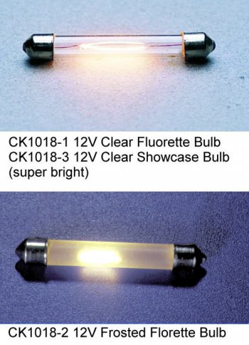 12V Fluorette Bulbs